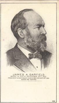 1880-85 U.S. Presidents (HD2a) #NNO James A. Garfield Front