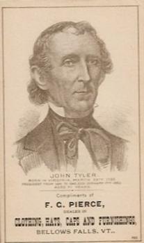 1880-85 U.S. Presidents (HD2a) #NNO John Tyler Front