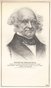 1880-85 U.S. Presidents (HD2a) #NNO Martin Van Buren Front