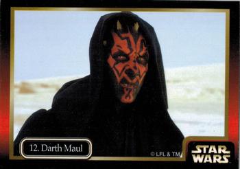 1999 Ikon Collectables Star Wars: Episode 1 #12 Darth Maul Front