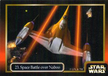 1999 Ikon Collectables Star Wars: Episode 1 #23 Space Battle over Naboo Front