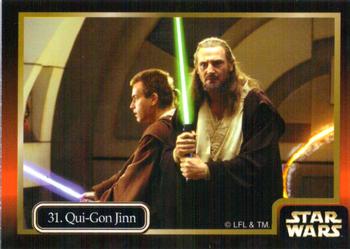 1999 Ikon Collectables Star Wars: Episode 1 #31 Qui-Gon Jinn Front