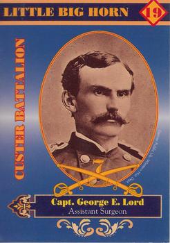 1994 Old West Legacy Publishing Little Big Horn #19 Capt. George E. Lord Front