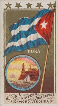 1887 Allen & Ginter Flags of All Nations (N9) #NNO Cuba Front
