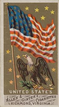 1887 Allen & Ginter Flags of All Nations (N9) #NNO United States Front