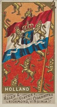 1887 Allen & Ginter Flags of All Nations (N9) #NNO Holland Front