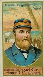 1887 Honest Long Cut Sea Captains (N127) #NNO Richard Bussius Front