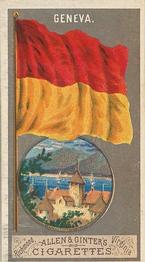 1888 Allen & Ginter City Flags (N6) #NNO Geneva Front