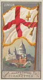 1888 Allen & Ginter City Flags (N6) #NNO London Front