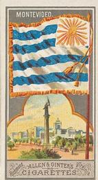 1888 Allen & Ginter City Flags (N6) #NNO Montevideo Front