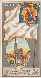 1888 Allen & Ginter City Flags (N6) #NNO Strasbourg Front