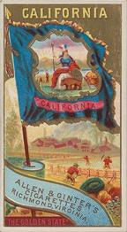 1888 Allen & Ginter Flags of States & Territory (N11) #NNO California Front
