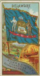 1888 Allen & Ginter Flags of States & Territory (N11) #NNO Delaware Front