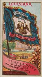 1888 Allen & Ginter Flags of States & Territory (N11) #NNO Louisiana Front