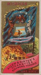 1888 Allen & Ginter Flags of States & Territory (N11) #NNO Michigan Front