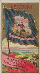 1888 Allen & Ginter Flags of States & Territory (N11) #NNO Nebraska Front