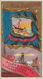 1888 Allen & Ginter Flags of States & Territory (N11) #NNO New Hampshire Front