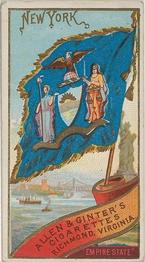 1888 Allen & Ginter Flags of States & Territory (N11) #NNO New York Front