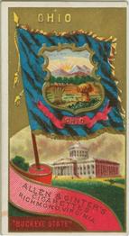 1888 Allen & Ginter Flags of States & Territory (N11) #NNO Ohio Front
