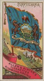 1888 Allen & Ginter Flags of States & Territory (N11) #NNO Pennsylvania Front