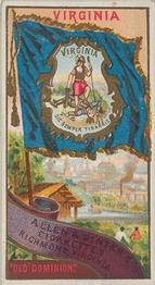 1888 Allen & Ginter Flags of States & Territory (N11) #NNO Virginia Front