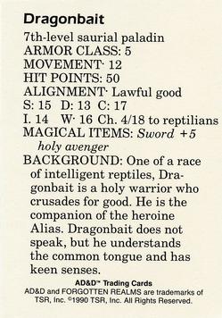 1991 TSR Advanced Dungeons & Dragons - Dragon Magazine #160 #3 Dragonbait Back