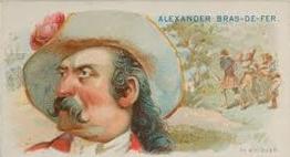 1888 Allen & Ginter Pirates of the Spanish Main (N19) #27 Alexander Bras-De-Fer Front