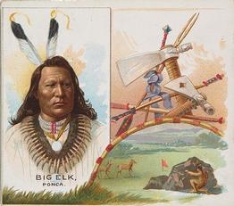 1888 Allen & Ginter The American Indian (N36) #NNO Big Elk Front