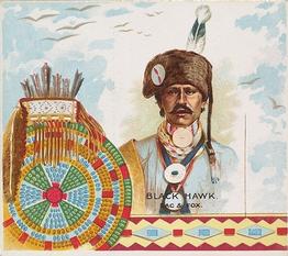 1888 Allen & Ginter The American Indian (N36) #NNO Black Hawk Front