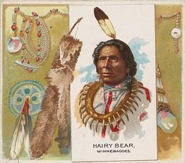 1888 Allen & Ginter The American Indian (N36) #NNO Hairy Bear Front