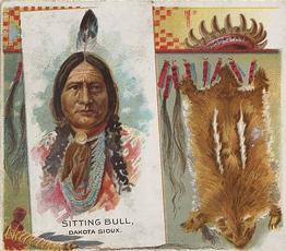 1888 Allen & Ginter The American Indian (N36) #NNO Sitting Bull Front