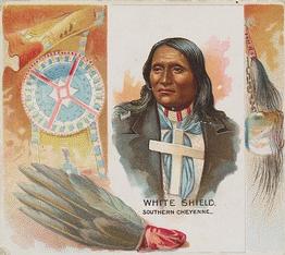 1888 Allen & Ginter The American Indian (N36) #NNO White Shield Front