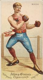 1888 Allen & Ginter World's Dudes (N31) #NNO Boxing Front
