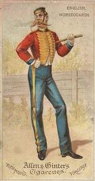1888 Allen & Ginter World's Dudes (N31) #NNO English Horseguards Front