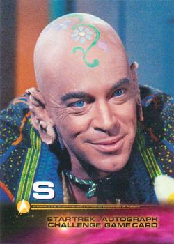 1999 SkyBox Star Trek The Original Series 3 - Autograph Challenge #S Sevrin Front