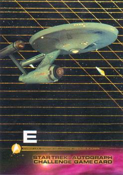1999 SkyBox Star Trek The Original Series 3 - Autograph Challenge #E Enterprise Front