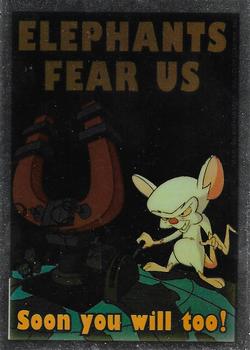 1995 Topps Animaniacs - Foil Stickers #6 The Brain Front