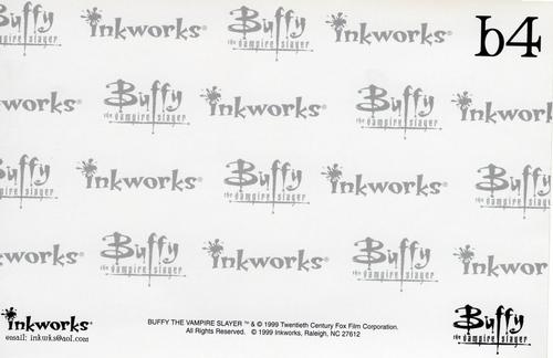 1999 Inkworks Buffy the Vampire Slayer Photo Cards - Foil Stamped #B4 Buffy Back