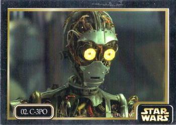 1999 Ikon Collectables Star Wars: Episode 1 - Silver #02 C-3PO Front