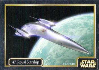 1999 Ikon Collectables Star Wars: Episode 1 - Silver #47 Royal Starship Front