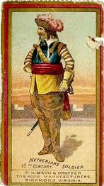 1888 Mayo's Tobacco Costumes of Warriors & Soldiers (N303) #NNO Netherland Soldier Front