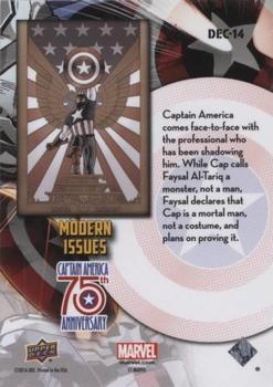 2016 Upper Deck Captain America 75th Anniversary #DEC-14 Captain America Vol 4 #6 Back