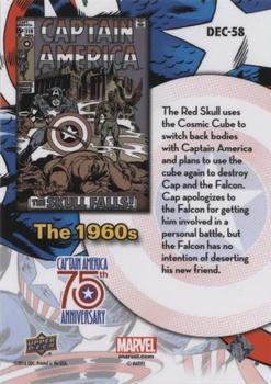2016 Upper Deck Captain America 75th Anniversary #DEC-58 Captain America Vol 1 #119 Back
