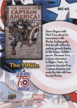 2016 Upper Deck Captain America 75th Anniversary #DEC-60 Captain America Vol 1 #109 Back