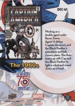 2016 Upper Deck Captain America 75th Anniversary #DEC-61 Captain America Vol 1 #100 Back