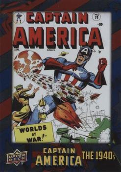 2016 Upper Deck Captain America 75th Anniversary #DEC-70 Captain America Comics Vol 1 #70 Front
