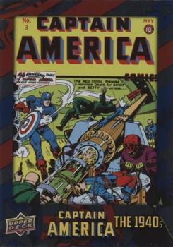 2016 Upper Deck Captain America 75th Anniversary #DEC-75 Captain America Comics Vol 1 #3 Front