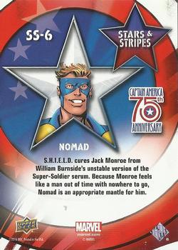 2016 Upper Deck Captain America 75th Anniversary - Stars and Stripes #SS-6 Nomad Back
