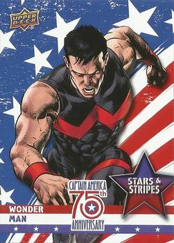 2016 Upper Deck Captain America 75th Anniversary - Stars and Stripes #SS-11 Wonder Man Front