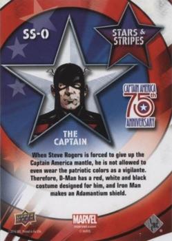 2016 Upper Deck Captain America 75th Anniversary - Stars and Stripes #SS-0 The Captain Back